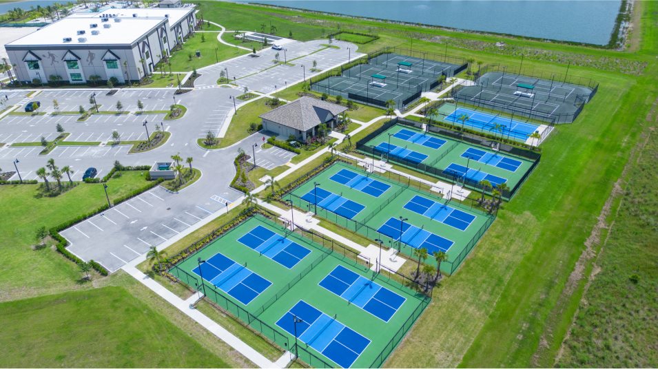 Outdoor sports courts